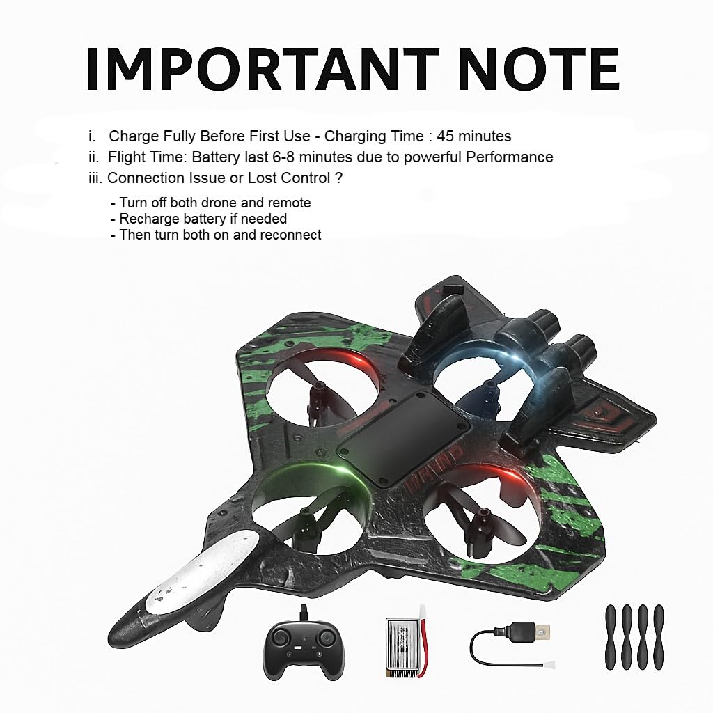 StarFighter RC Plane - 2.4 GHz Remote Controlled Fighter Plane Toys for Kids - The Tech Store