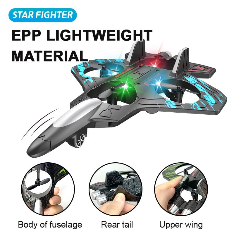 StarFighter RC Plane - 2.4 GHz Remote Controlled Fighter Plane Toys for Kids - The Tech Store